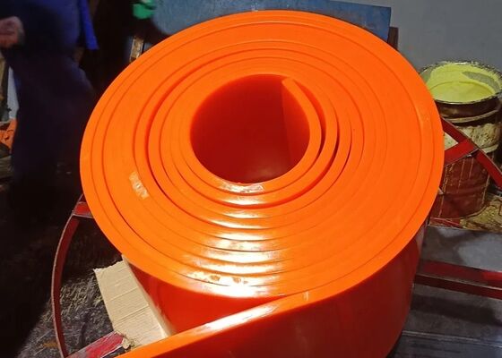 Đường dây chuyền vận chuyển PU 12mm Độ dày tuổi thọ dài Hệ thống vận chuyển than