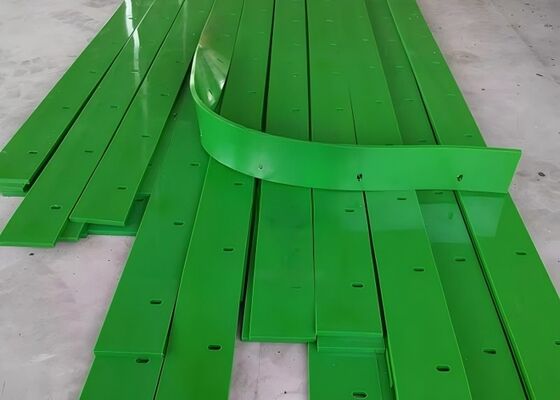 Conveyor PU Tấm niềng 10mm Độ dày vật liệu lớn Conveyor Bụi chứa