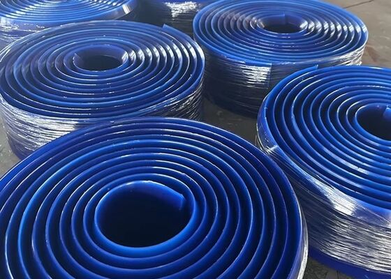 Vành đai Polyurethane Độ dày 16mm Dải niêm phong băng tải hạng nặng màu đỏ