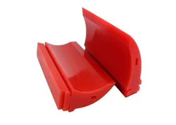 Băng tải Máy cạo Polyurethane Blue Blade Máy làm sạch băng tải khai thác lâu dài