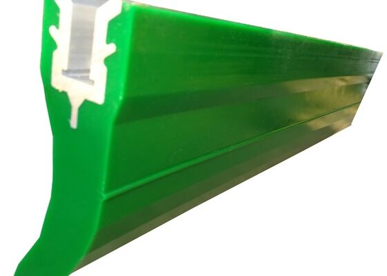 Polyurethane conveyor dây đai cạo cao độ đàn hồi vàng Blade conveyor công nghiệp