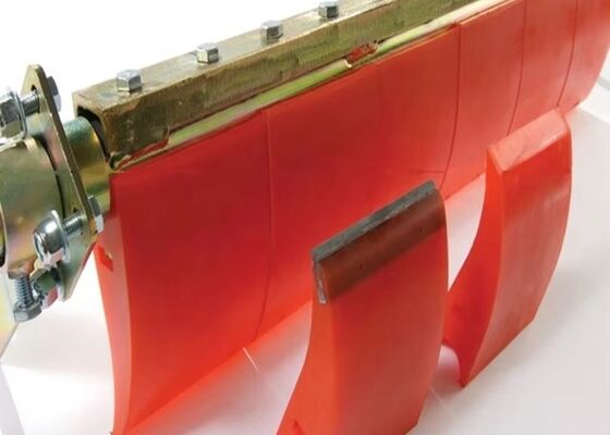 Chất tẩy rửa vành đai chính Polyurethane Phần băng tải khai thác chống mài mòn lưỡi cam