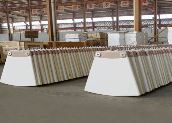 Tấm lọc gốm Vật liệu Al2O3 Độ ổn định cao Công nghiệp hóa chất Tách chất rắn