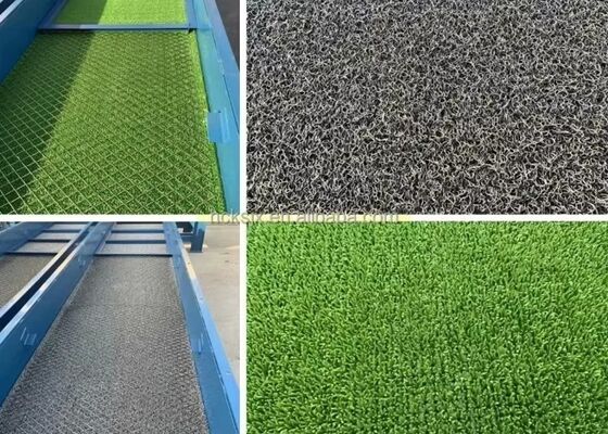 Mái thảm khai thác vàng màu xanh lá cây PVC vàng mịn bẫy Sluice Box Mat cho đào sông