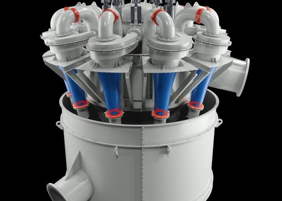 Hydrocyclone khai thác mỏ Cluster Separator Ceramic Liner Cyclone Cho phân tách hạt mịn