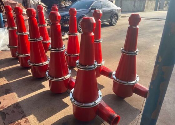 Hydrocyclone lót PU có khả năng chống mài mòn cao để khai thác đồng nặng