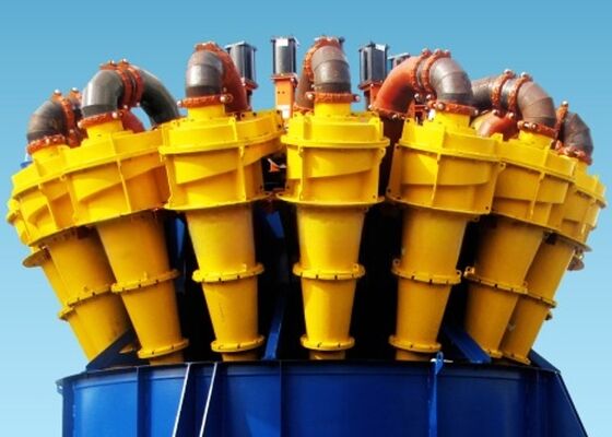 Máy tách hydrocyclone khai thác mỏ hiệu quả cao với lớp lót PU chống mòn và kích thước cắt 30-100μm