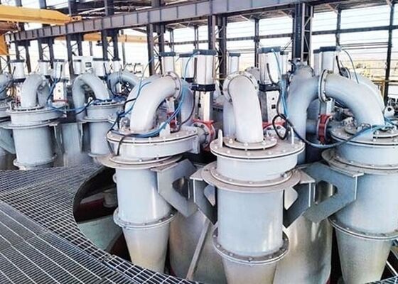 Hydrocyclone nhựa mạnh mẽ cho phân loại bùn khai thác mỏ