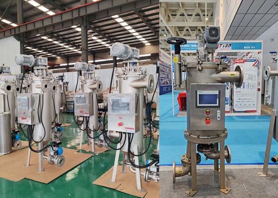 Bộ lọc cạp tự làm sạch tự động Lọc các hạt nhỏ nhất đến mảnh vụn lớn nhất