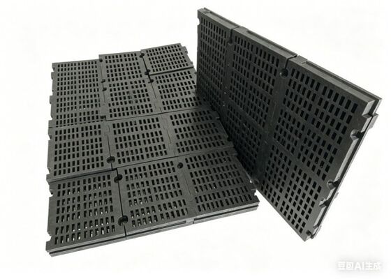 Mỏ rung màn hình cao su bảng với khu vực mở cao