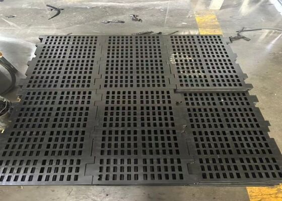 Bề mặt màn hình cao su khai thác mỏ để tách vật liệu hiệu quả