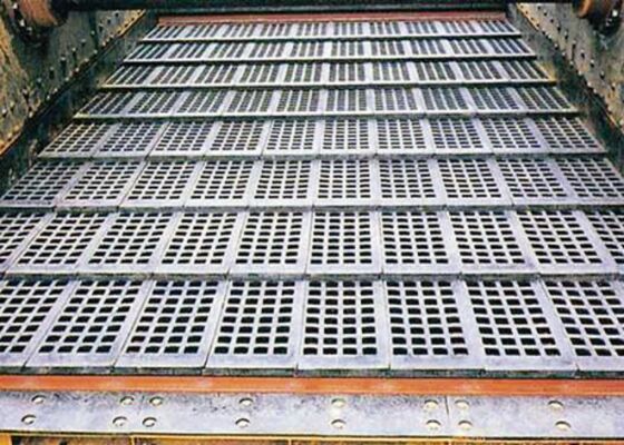 Bảng sàn cao su công nghiệp khai thác mỏ với khẩu độ tùy chỉnh
