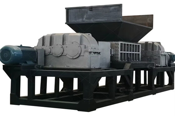 Máy cắt thép hợp kim Máy cắt đứt hai trục cho rác thải điện tử