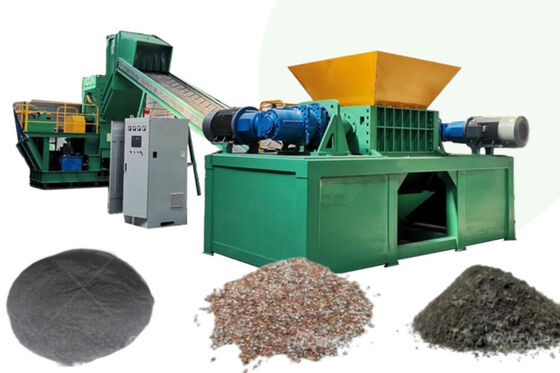 Máy hủy trục đôi công nghiệp 60kW để tái chế thùng nhựa