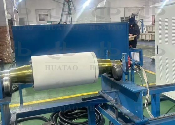 Cảm biến thông minh Con lăn sưởi ấm cảm ứng nhiệt độ không đổi cho màng căng và công việc cán năng lượng mặt trời