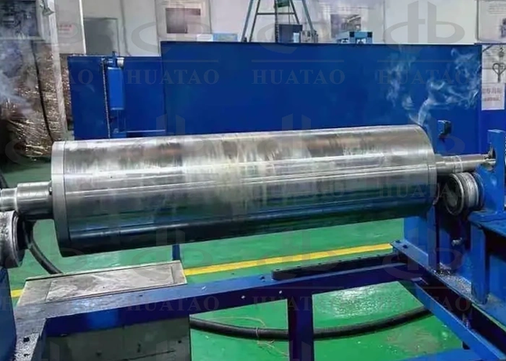 Chống biến dạng Con lăn sưởi ấm cảm ứng xây dựng an toàn cho giấy đặc biệt và bộ lọc PTFE