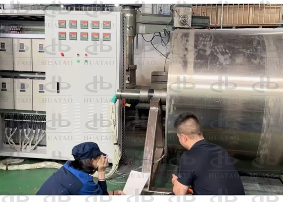 Chiều dài đầy đủ Con lăn sưởi ấm cảm ứng lan truyền nhiệt cho các bộ phận lithium và máy ép nóng không dệt
