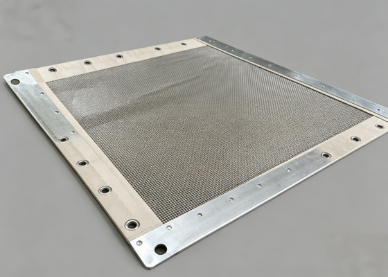 HUATAO 316L Grommet Screen Đen PU-Trip chống hóa học cho bộ tách Rotex