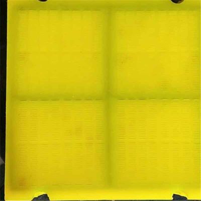 Tấm sàng polyurethane khung thép với khe hở 0.1mm và kích thước 305x305mm dùng cho tách nước trong khai thác