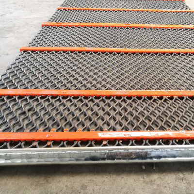 Màn hình dây tự vệ sinh polyurethane hình chữ nhật và khẩu độ tối thiểu 3mm cho mỏ và mỏ đá