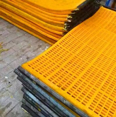 Lưới sàng polyurethane chống mài mòn cao với lỗ tự làm sạch và tuổi thọ cao