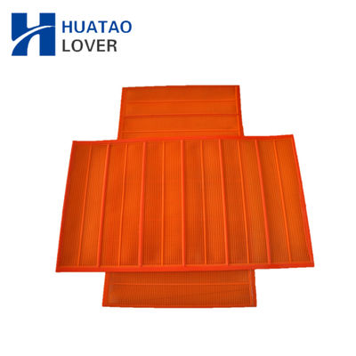 0.075mm Độ rộng lỗ Polyurethane Màn hình mịn để sàng lọc bụi vàng với độ chống trầy cao và kháng axit