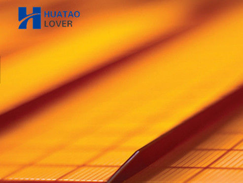 lưới sàng rung tần số cao bằng polyurethane màu đỏ, khẩu độ 0.075mm