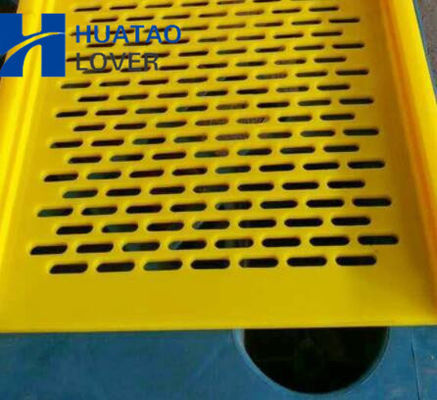 Flip flop thảm polyurethane màn hình khẩu độ 3x10mm để rửa than