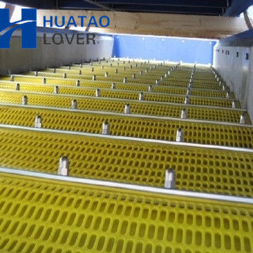 Thảm màn hình Flip Flop Polyurethane với khẩu độ tùy chỉnh cho Phù hợp phổ quát trong Phương tiện màn hình rung