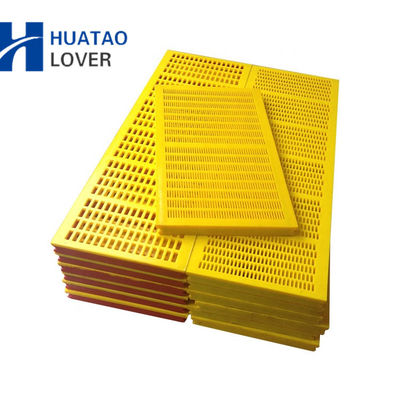 Tấm sàng polyurethane căng tùy chỉnh với khả năng chống mài mòn và lỗ tự làm sạch cho nhà máy thép