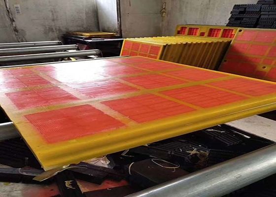 Bảng màn hình khử nước polyurethane với tuổi thọ dài hiệu quả sàng lọc cao và tiếng ồn thấp cho các ứng dụng khai thác mỏ