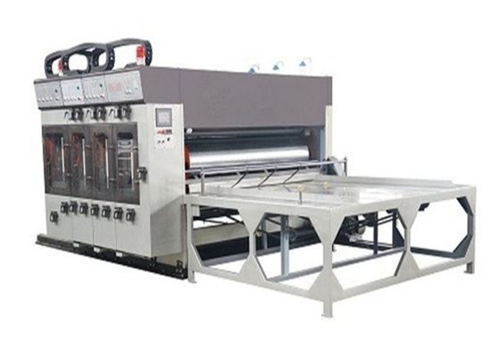 Máy in và xén các tông sóng bán tự động