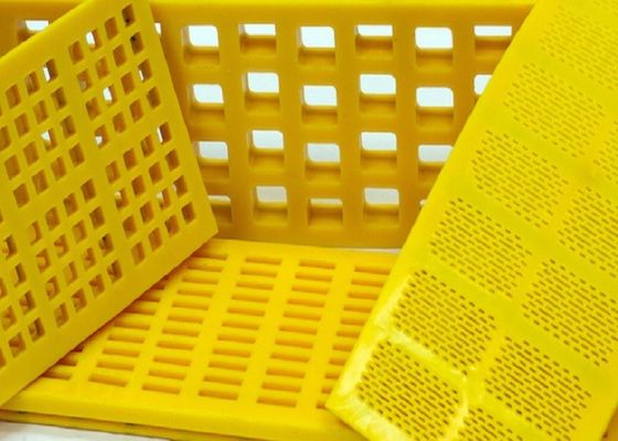 Mạng lưới màn hình polyurethane có khả năng chống mài cao với lỗ tự làm sạch và các loại kết nối khác nhau