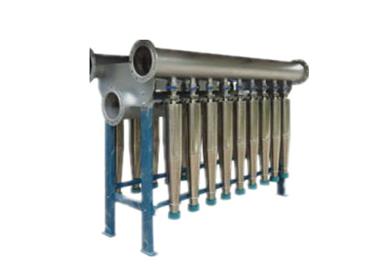 Bột giấy 1000L / phút Tạp chất nặng Độ nhất quán thấp với Nón gốm