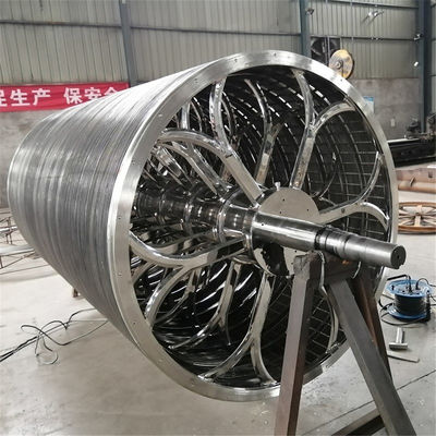 Bộ phận máy làm giấy SS304 Khuôn xi lanh